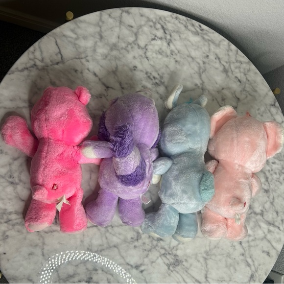 Lot of 4 Care Bears 1980s 13” - Picture 6 of 9